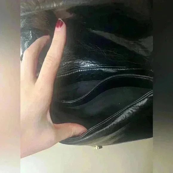 Simon Puffy Faux Leather Shoulder Bag - Picture 8 of 8